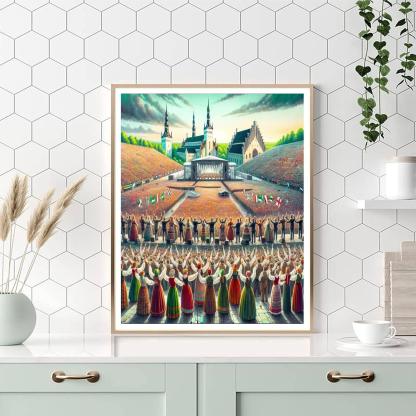 Song Festival - Estonia Paint By Numbers Kits
