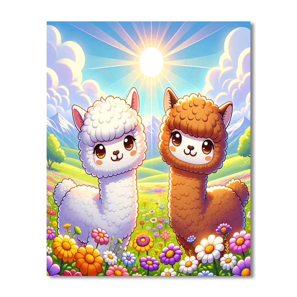 Artful Alpacas Paint By Color