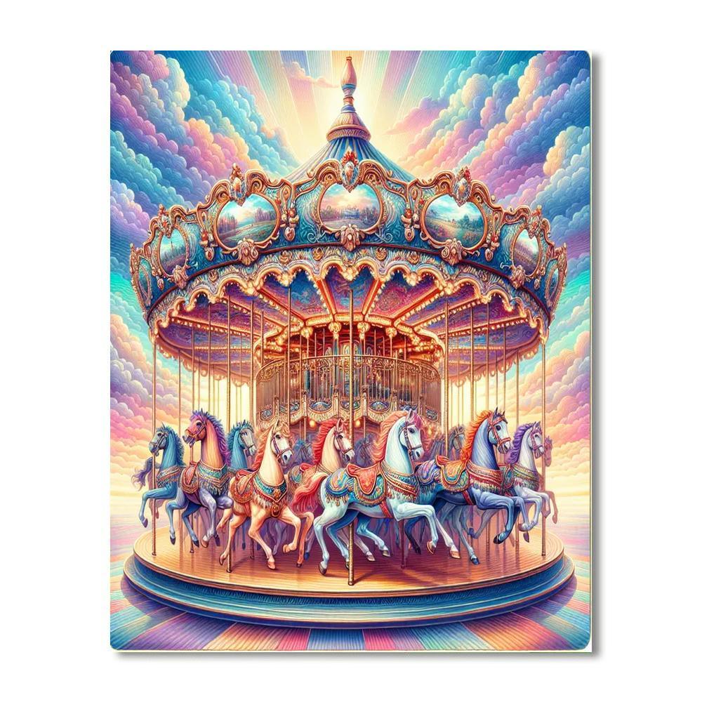 Victorian Carousel Dreams Paint By Numbers Kits