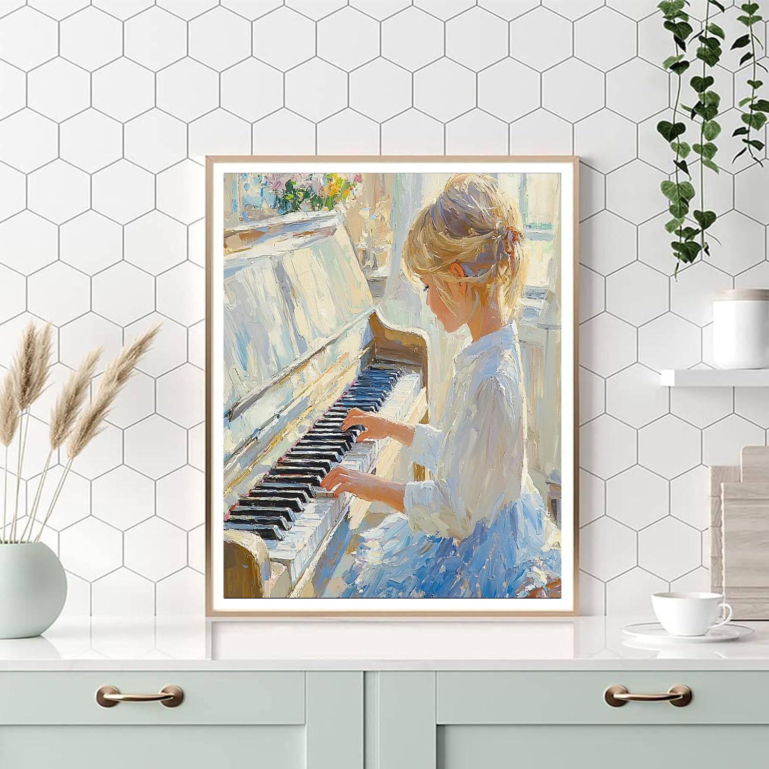 Mom's Gentle Melody Paint By Number
