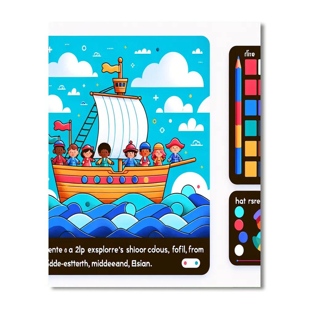 Ocean Explorer's Ship Painting By Numbers Kit