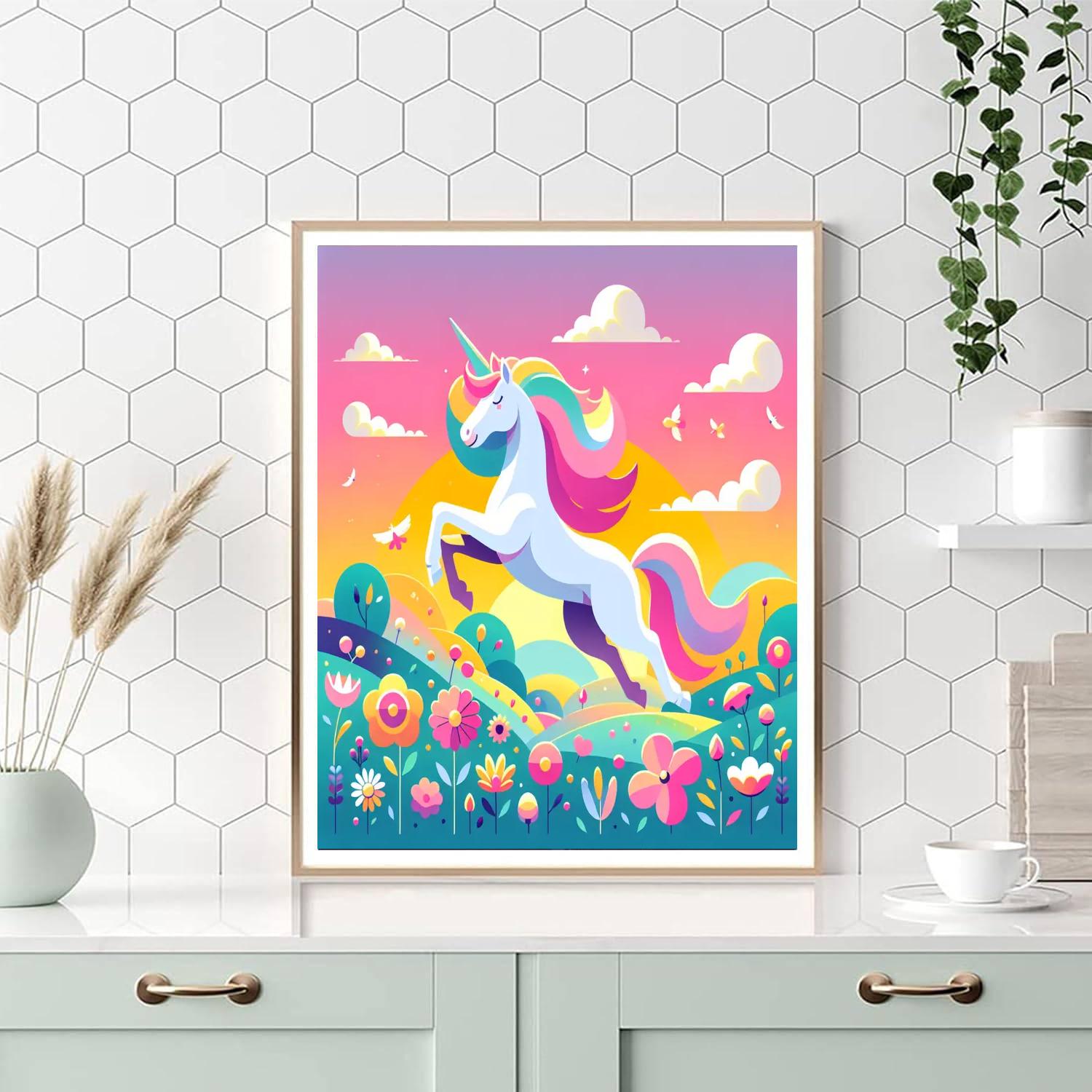 Mystical Unicorn Dream Paint By Numbers Art