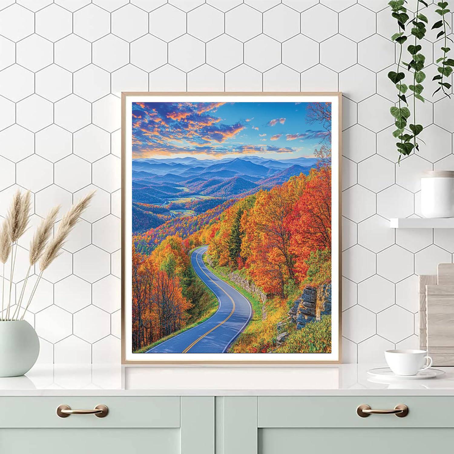 Blue Ridge Parkway - Usa Numbered Painting Kits