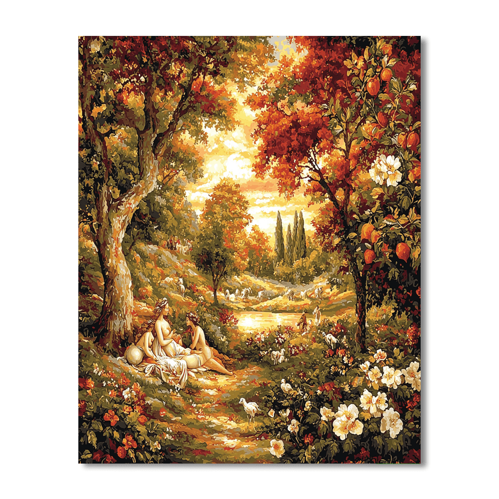 Sandro Botticelli Inspired Gothic Renaissance Romance  Paint By Numbers Kits