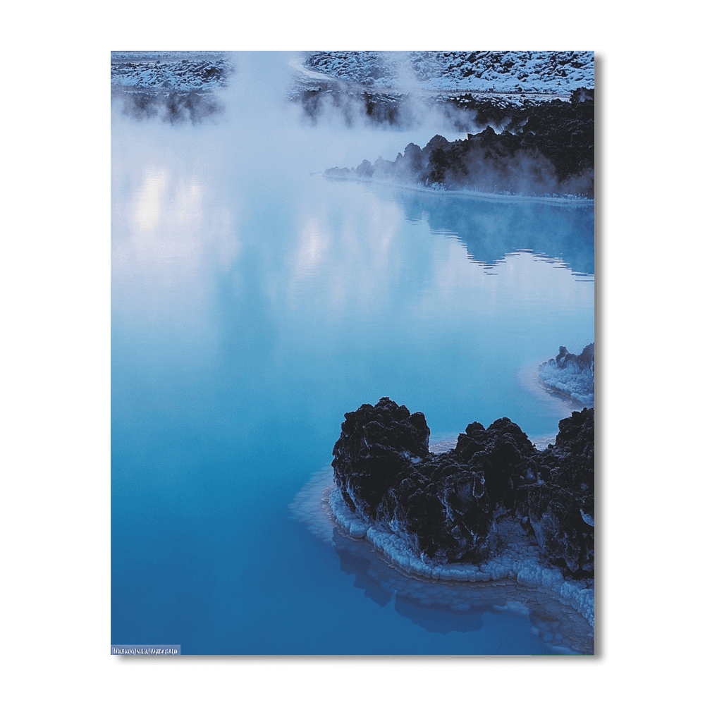 Blue Lagoon, Iceland Numbered Painting Kits