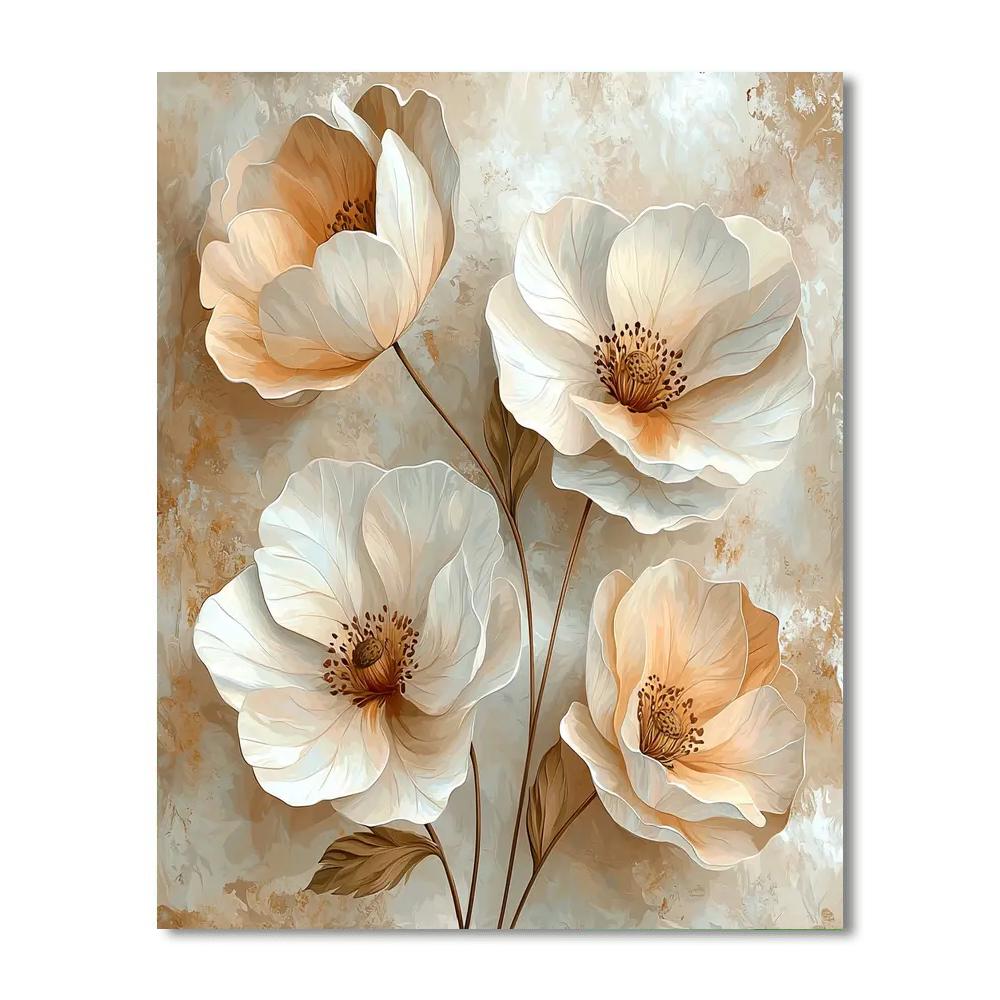 Michelangelo Inspired Timeless Elegance Of Flora  Paint By Color