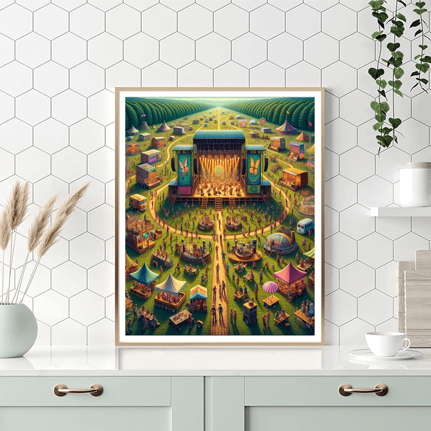 Bonnaroo Music Festival - Tennessee Paint By Color