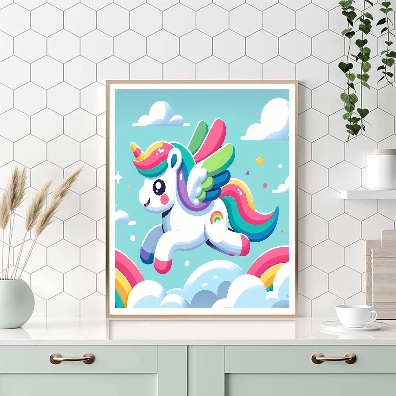 Mystical Pegasus Flight Paint By Numbers Kits