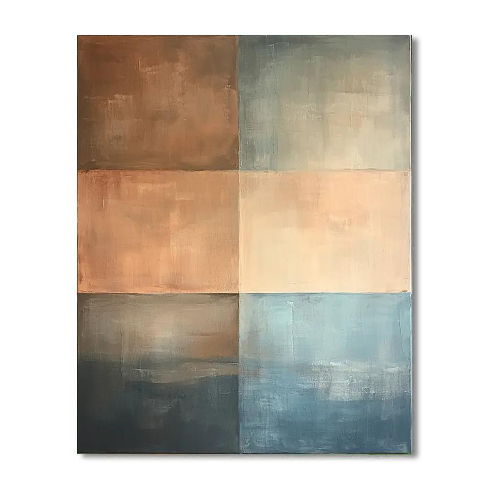 Mark Rothko Inspired Veil Of Memories  DIY Paint By Numbers