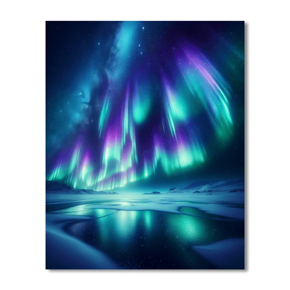Magical Northern Lights Paint By Number