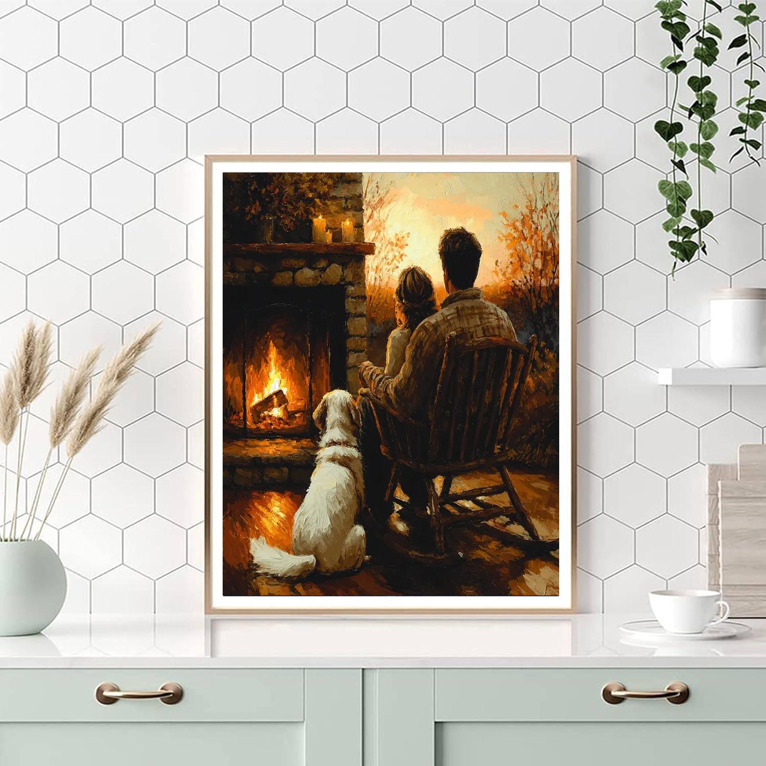 In The Comfort Of Love Number Painting