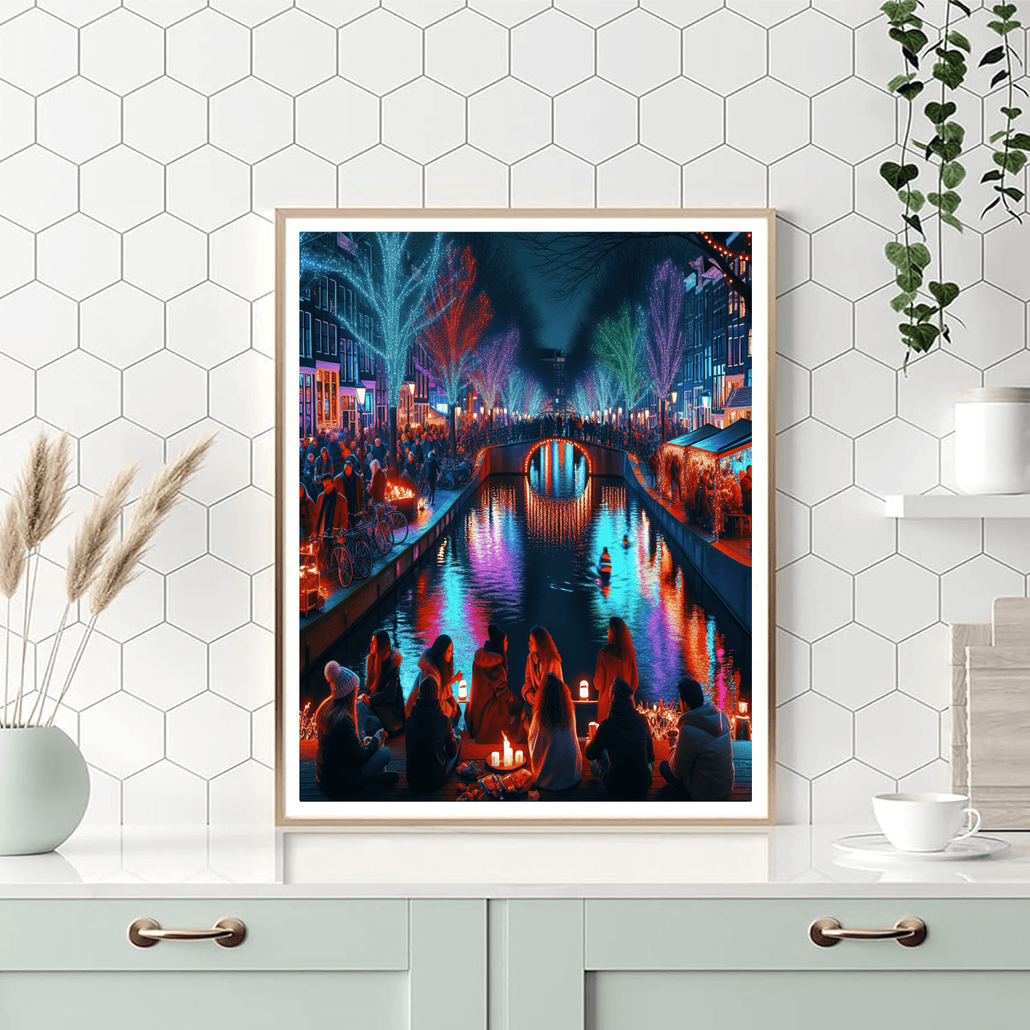 Amsterdam Light Festival - Netherlands Paint By Numbers Art