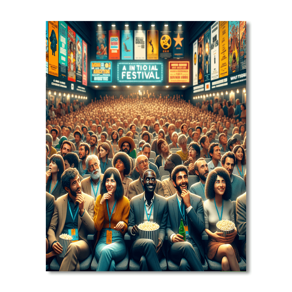 Nashville Film Festival Paint By Numbers Kits