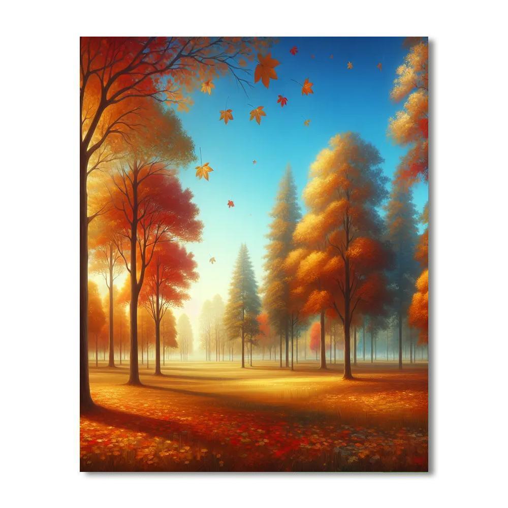 Autumnal Serenity Paint By Number