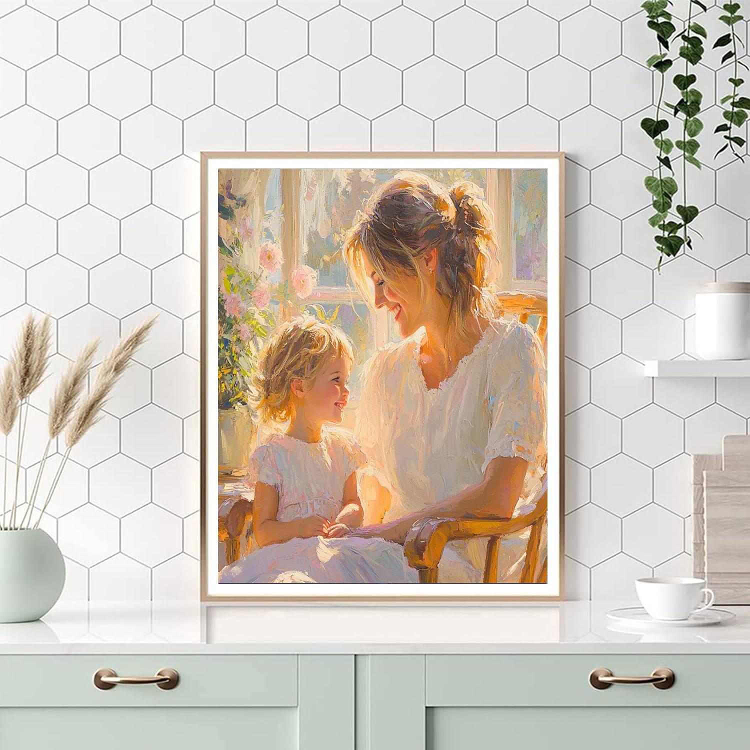 A Mother's Smile Paint By Numbers