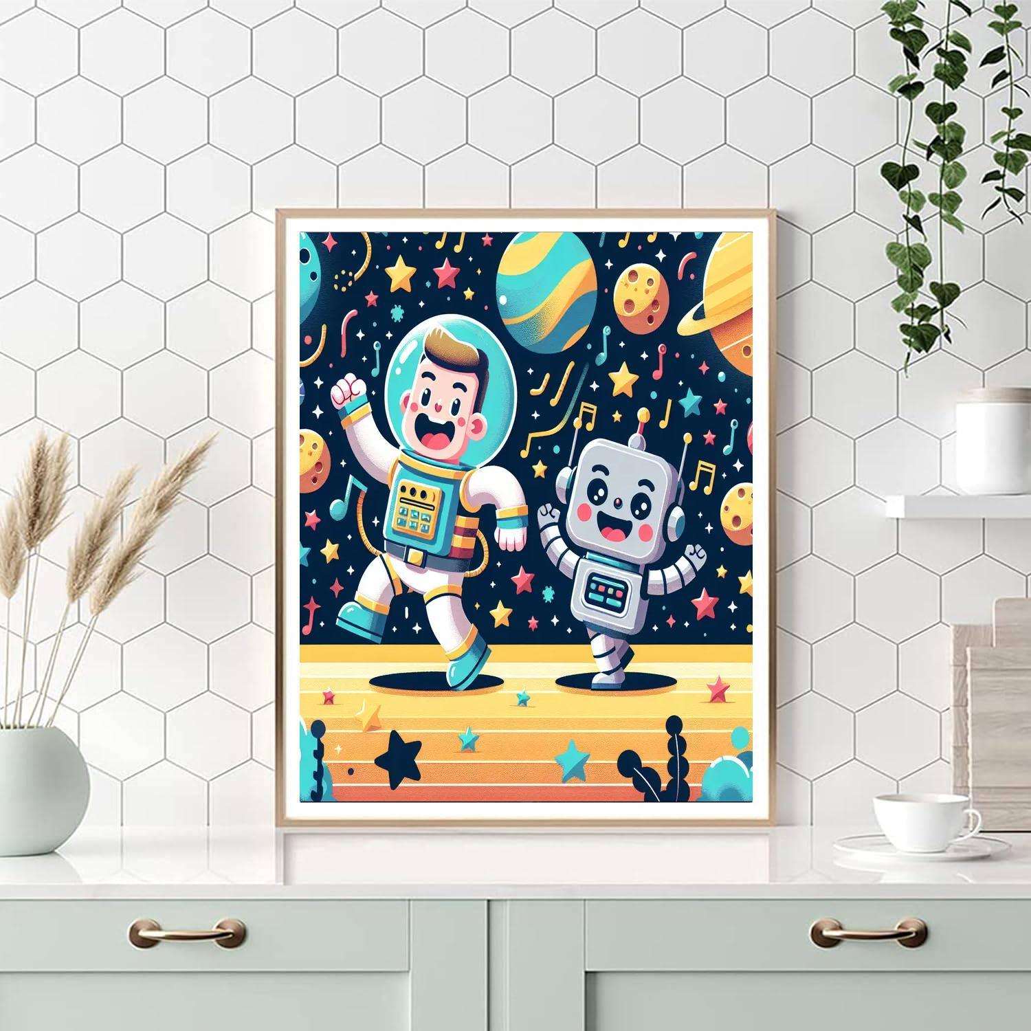 Space Ranger Galaxy Quest Numbered Painting Kits