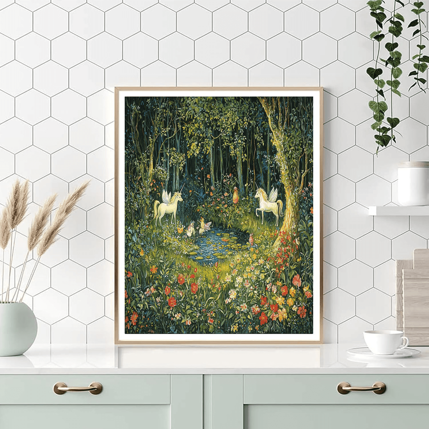 Arthur Rackham Inspired Fantasy Woodland  Paint By Number