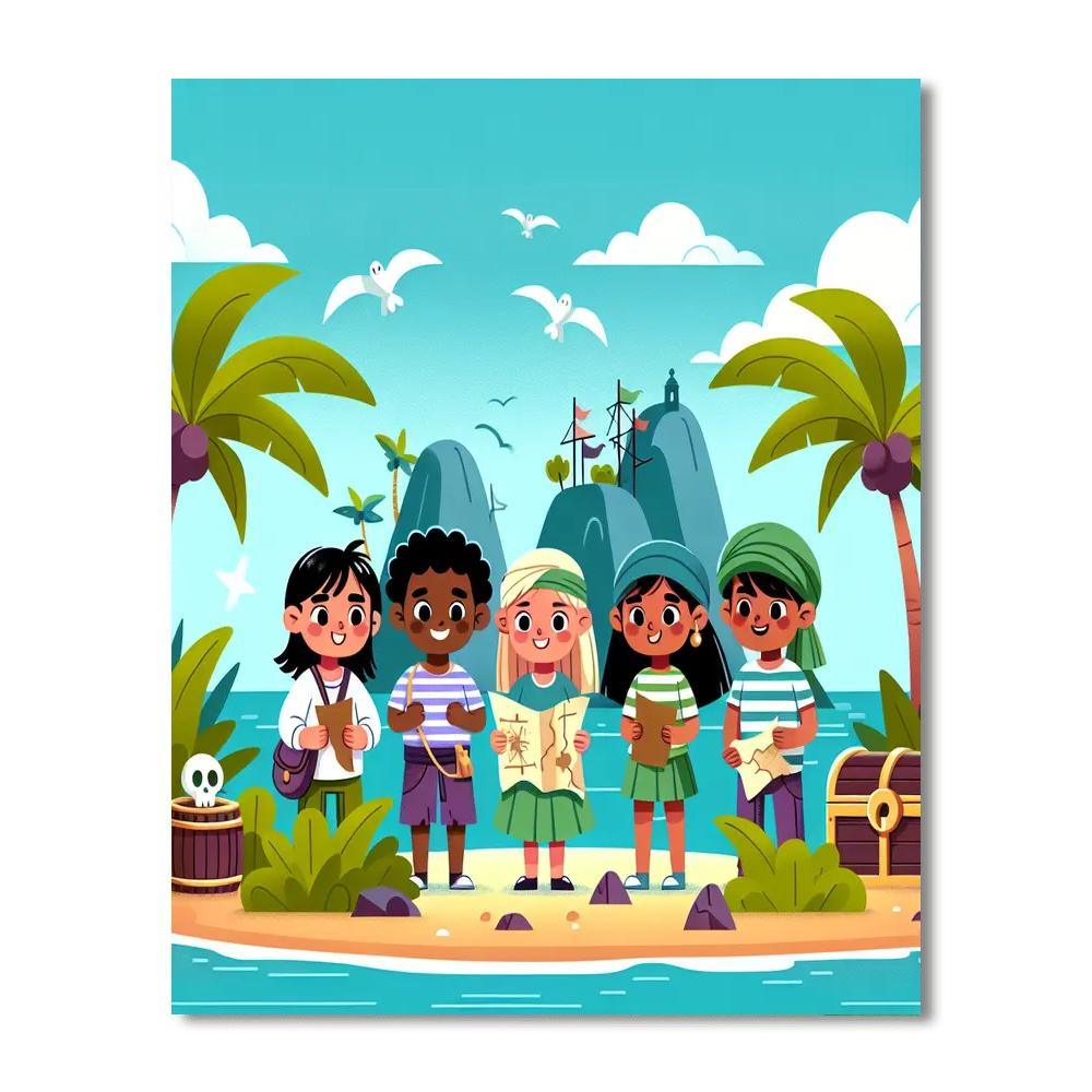 Mystic Island Quest Paint By Numbers Kits