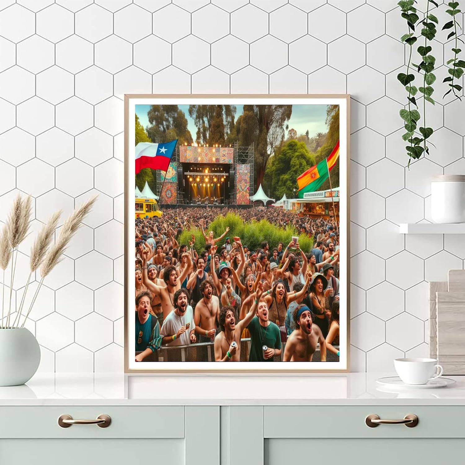 Lollapalooza - Chile Paint By Number