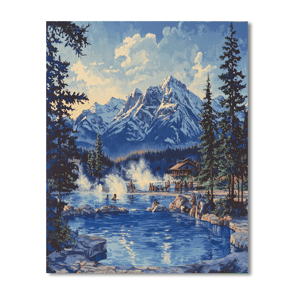 Banff Hot Springs Paint By Numbers Kits