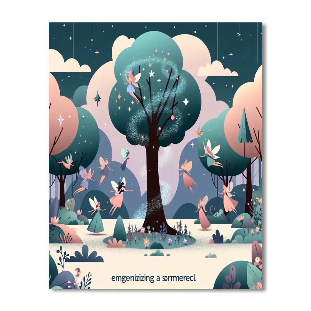 Fairy Woodland Retreat Paint By Number