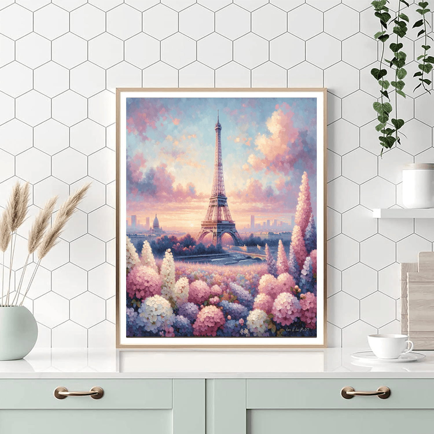 Dreamy Parisian Views Numbered Painting Kits
