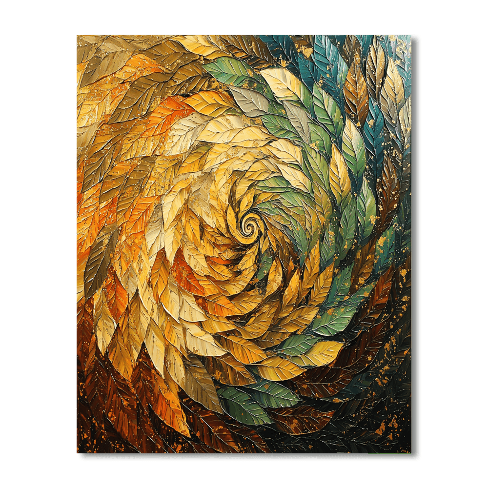 Gustav Klimt Inspired The Dance Of Leaves  Paint By Color