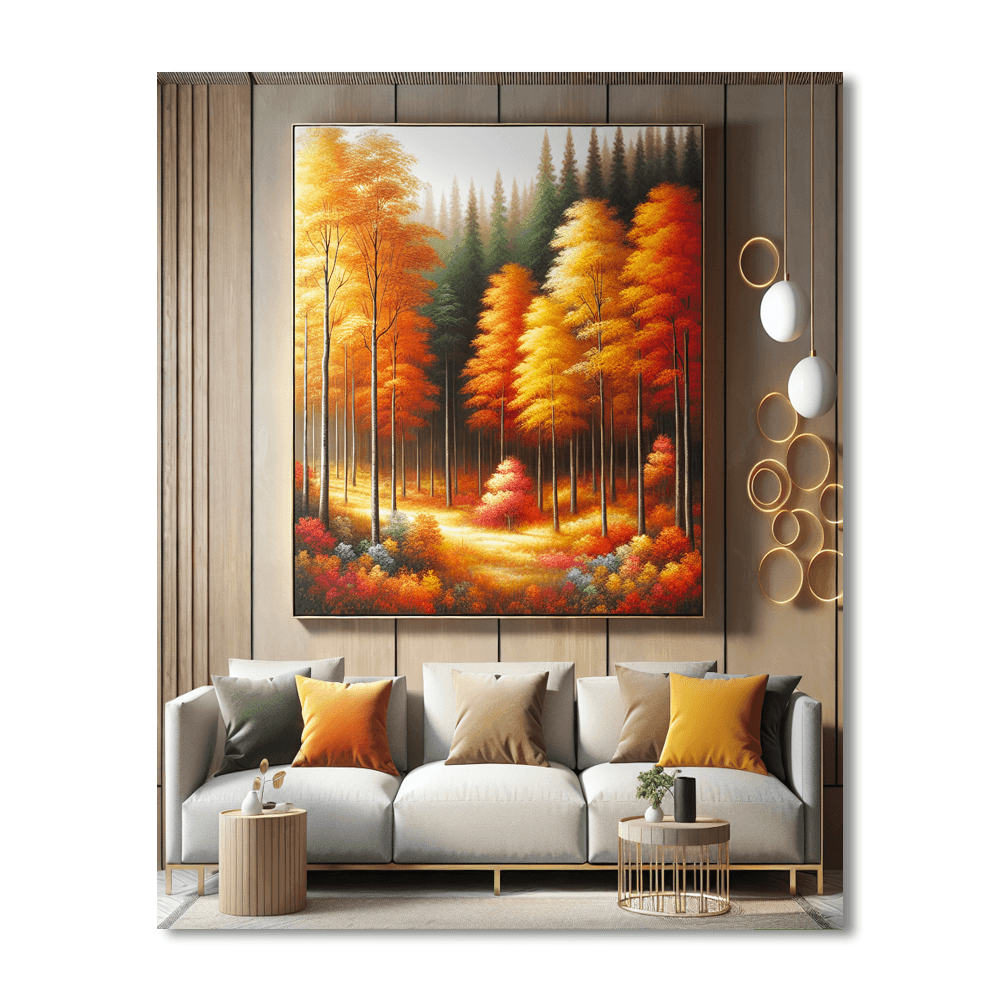 Breezy Autumn Day Numbered Painting Kits