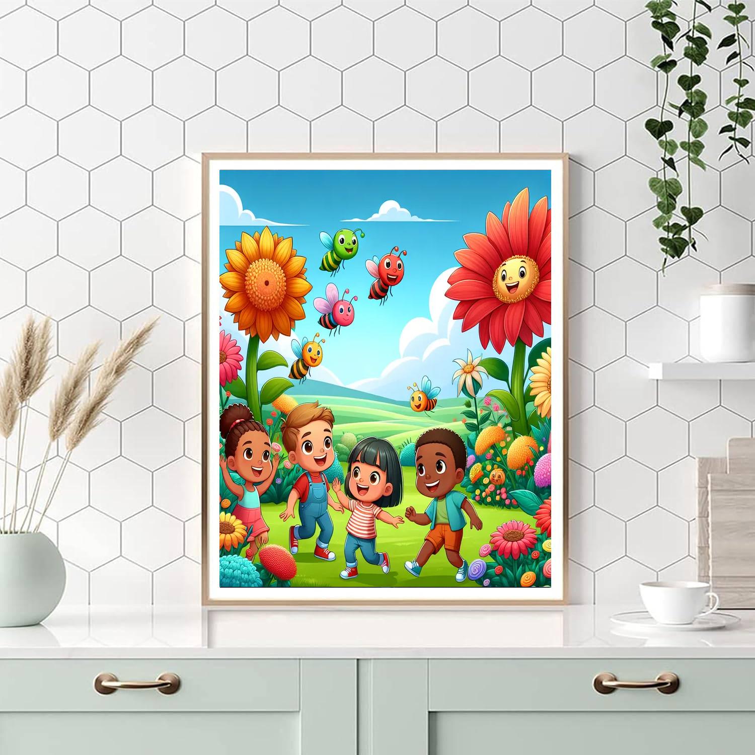 Giant Garden Adventure Paint By Numbers