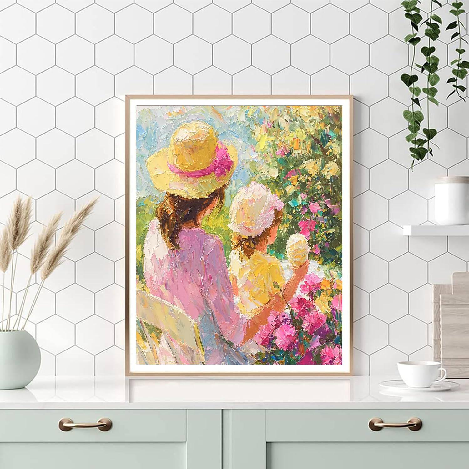 Sweet Moments In Time Number Painting