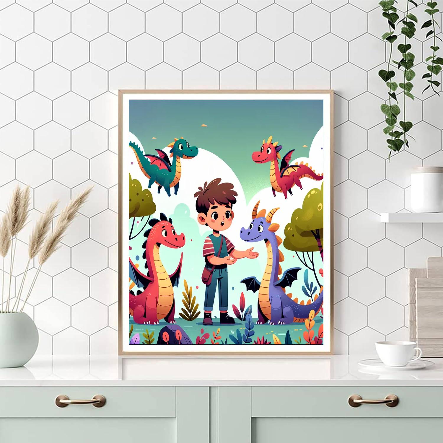 Dragon Tamer's Quest Number Painting