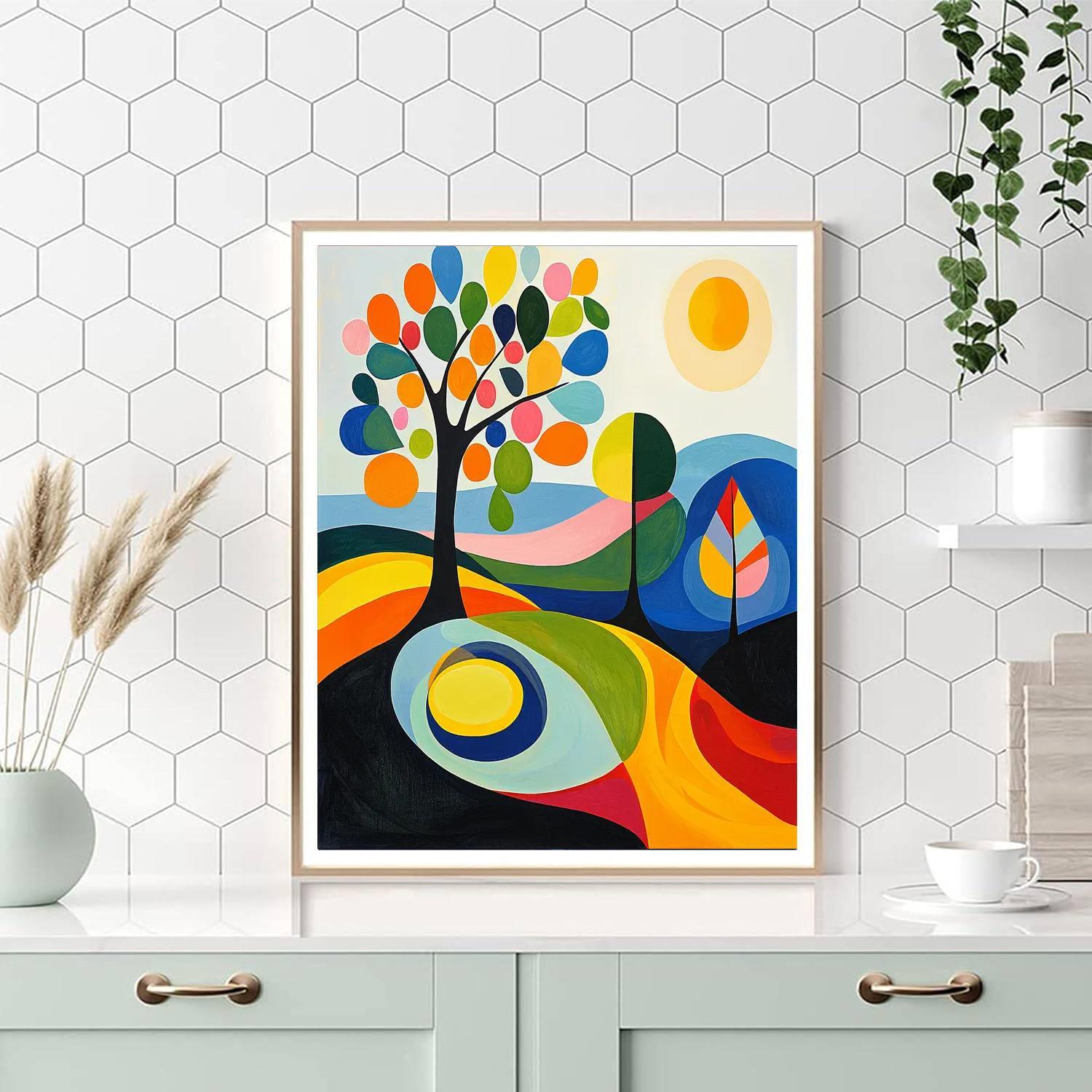 Joan Miró Inspired Journey Through Imagination  Paint By Number