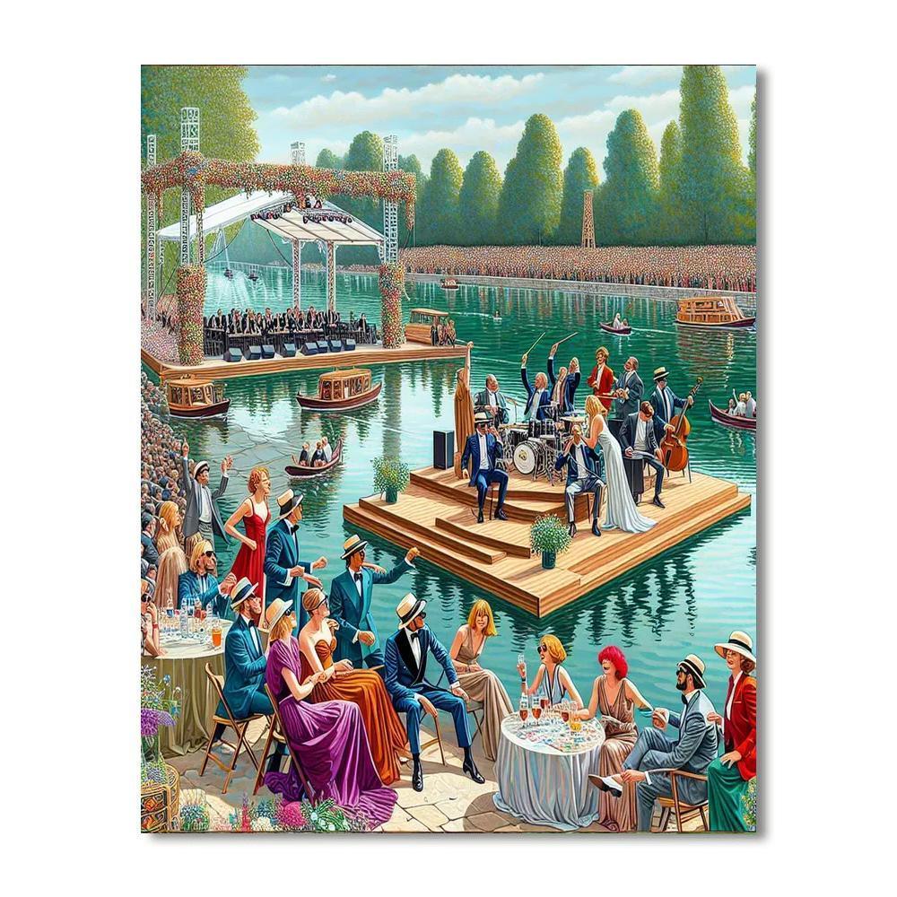 Henley Festival - Henley-on-thames Paint By Numbers Art