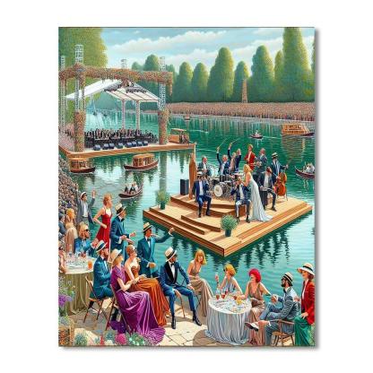 Henley Festival - Henley-on-thames Paint By Numbers Art