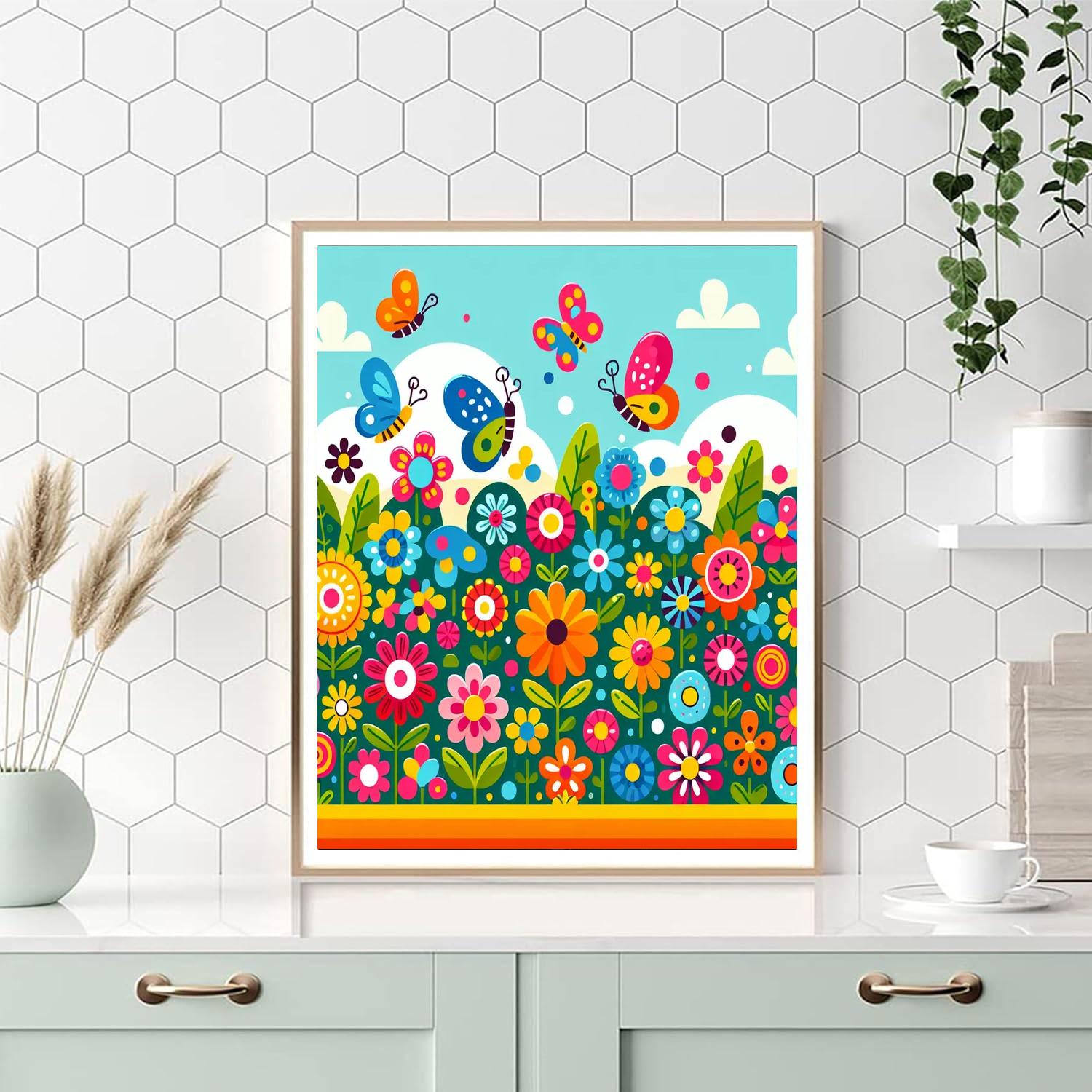 Nature's Colorful Wonders Paint By Numbers Kits