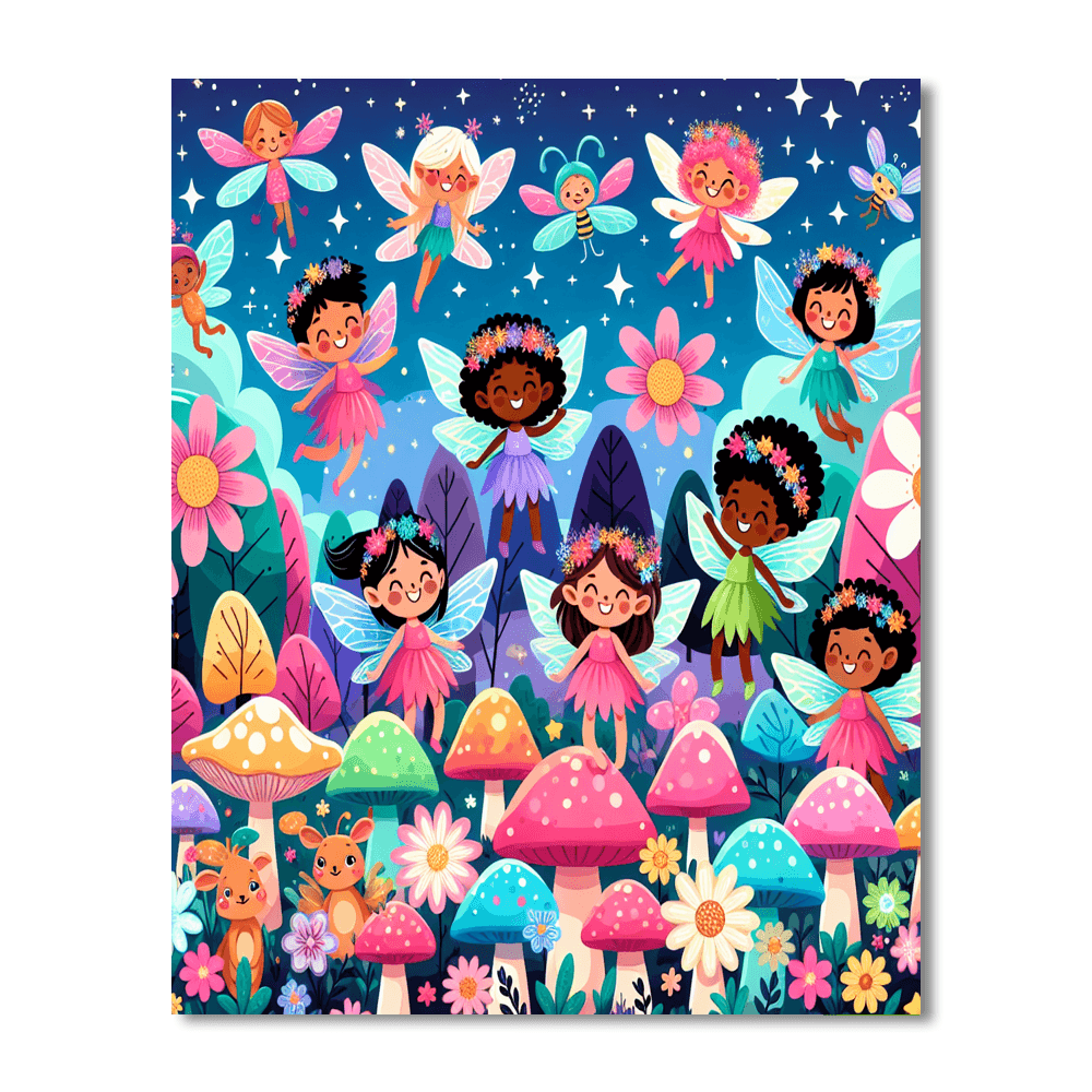 Fantasy Fairy Friends Numbered Painting Kits