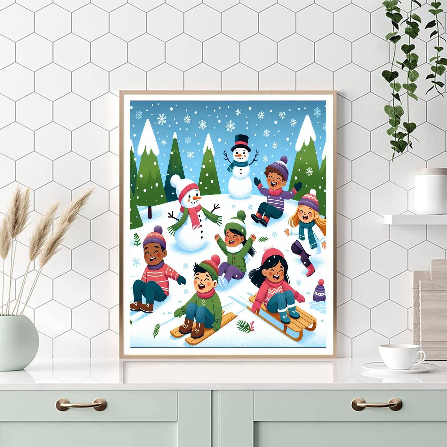 Winter Wonderland Journey Paint By Numbers