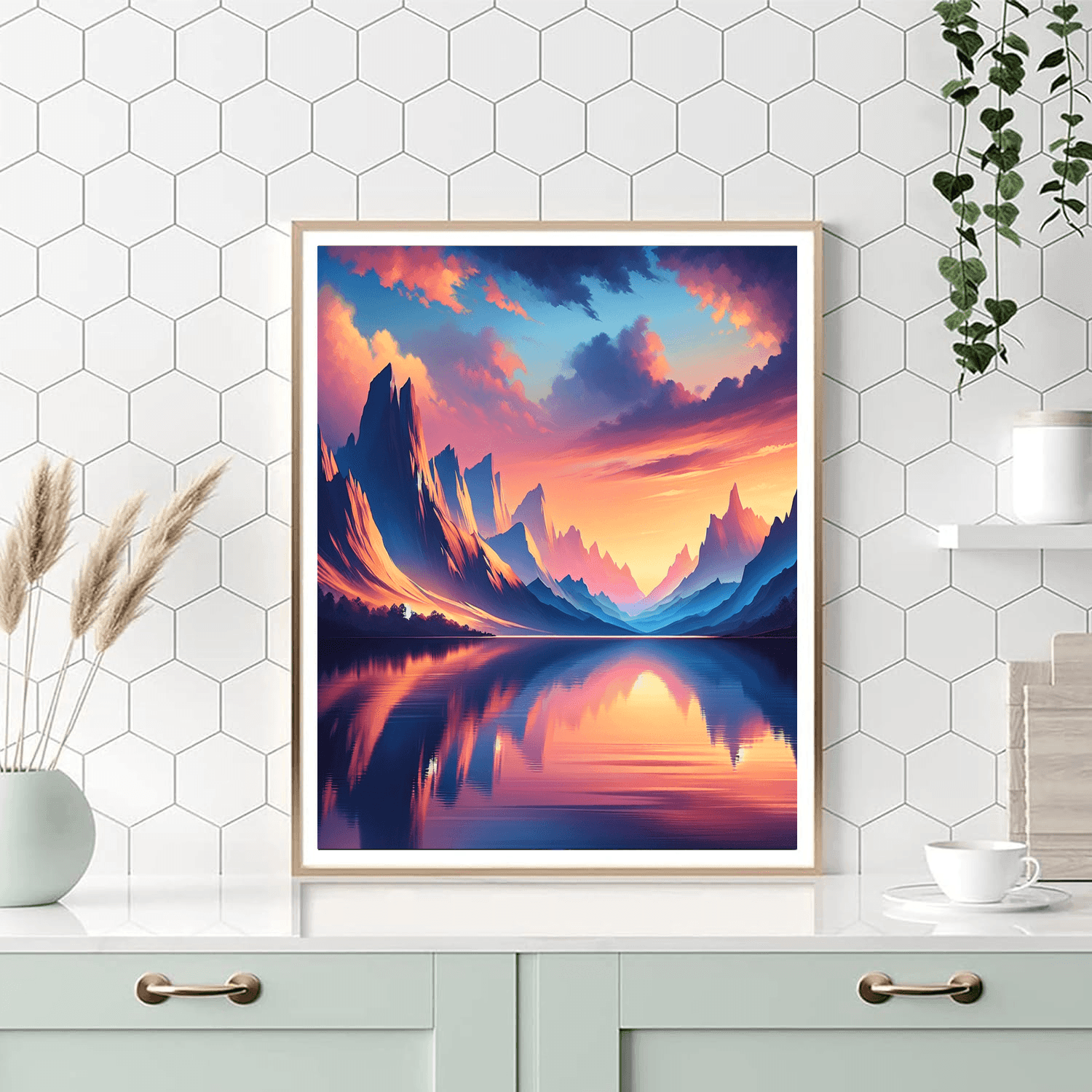 Peaceful Reflections Painting Number Kit