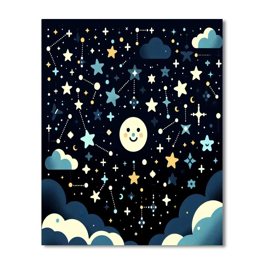 Starry Storyland Paint By Numbers Art