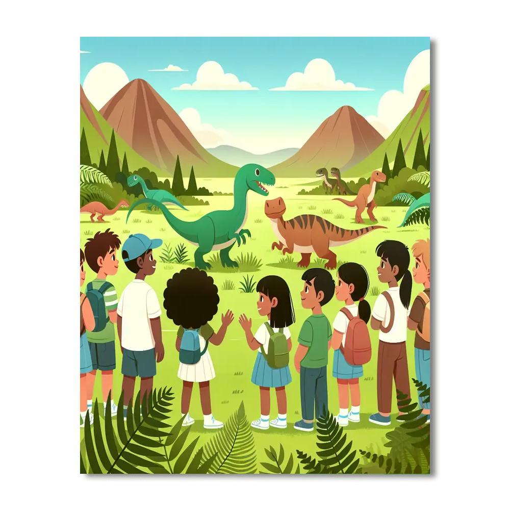 Dinosaur Valley Discovery Paint By Number