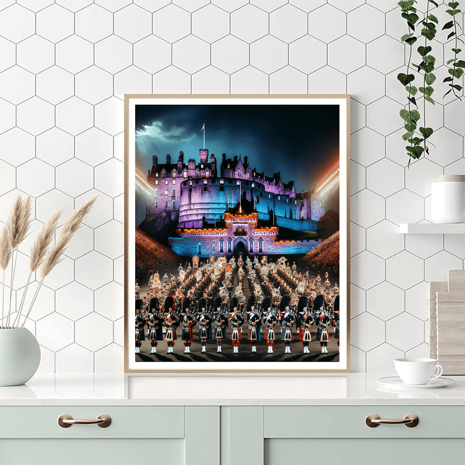 Royal Edinburgh Military Tattoo - Scotland Painting By Numbers Kit