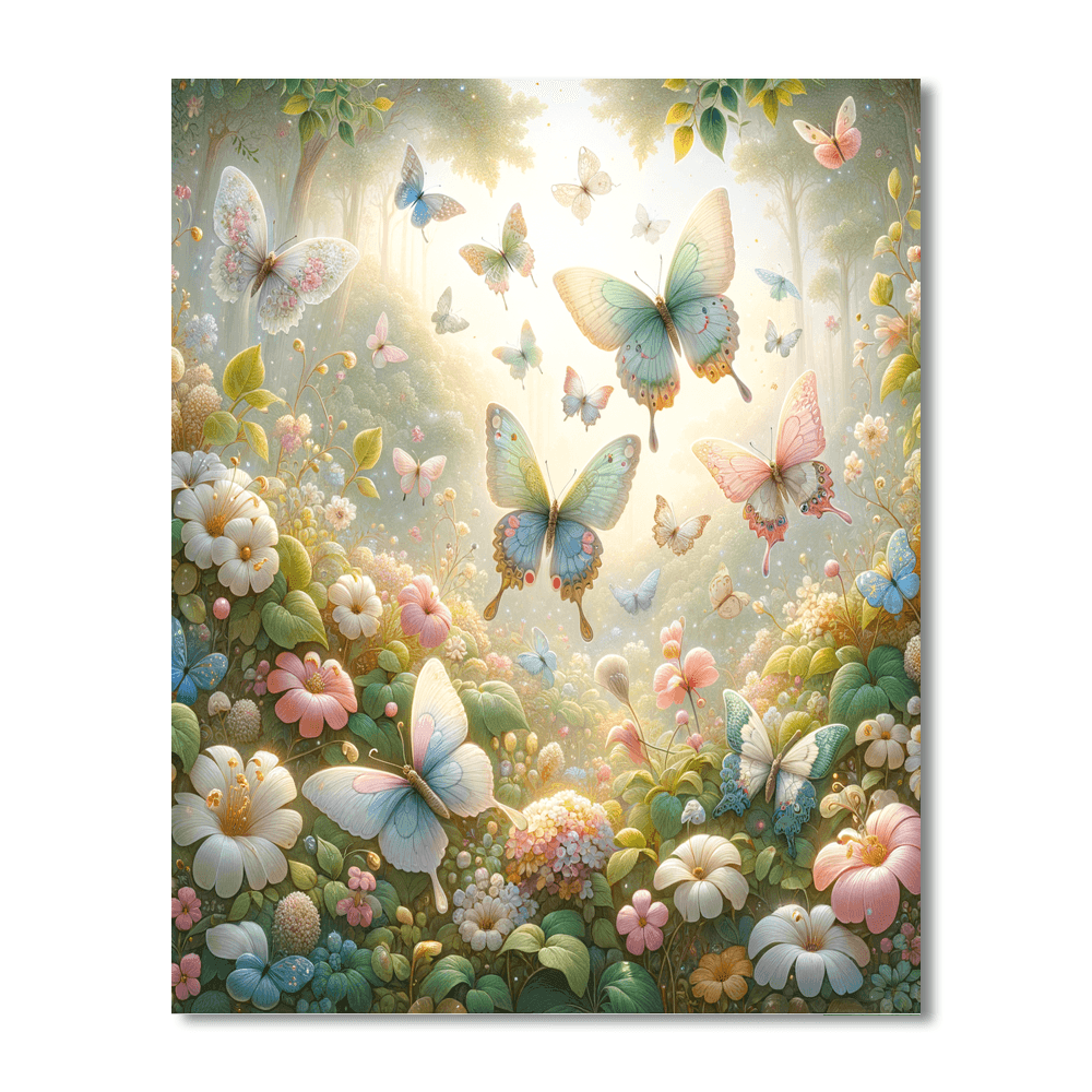 Butterfly's Grace DIY Paint By Numbers