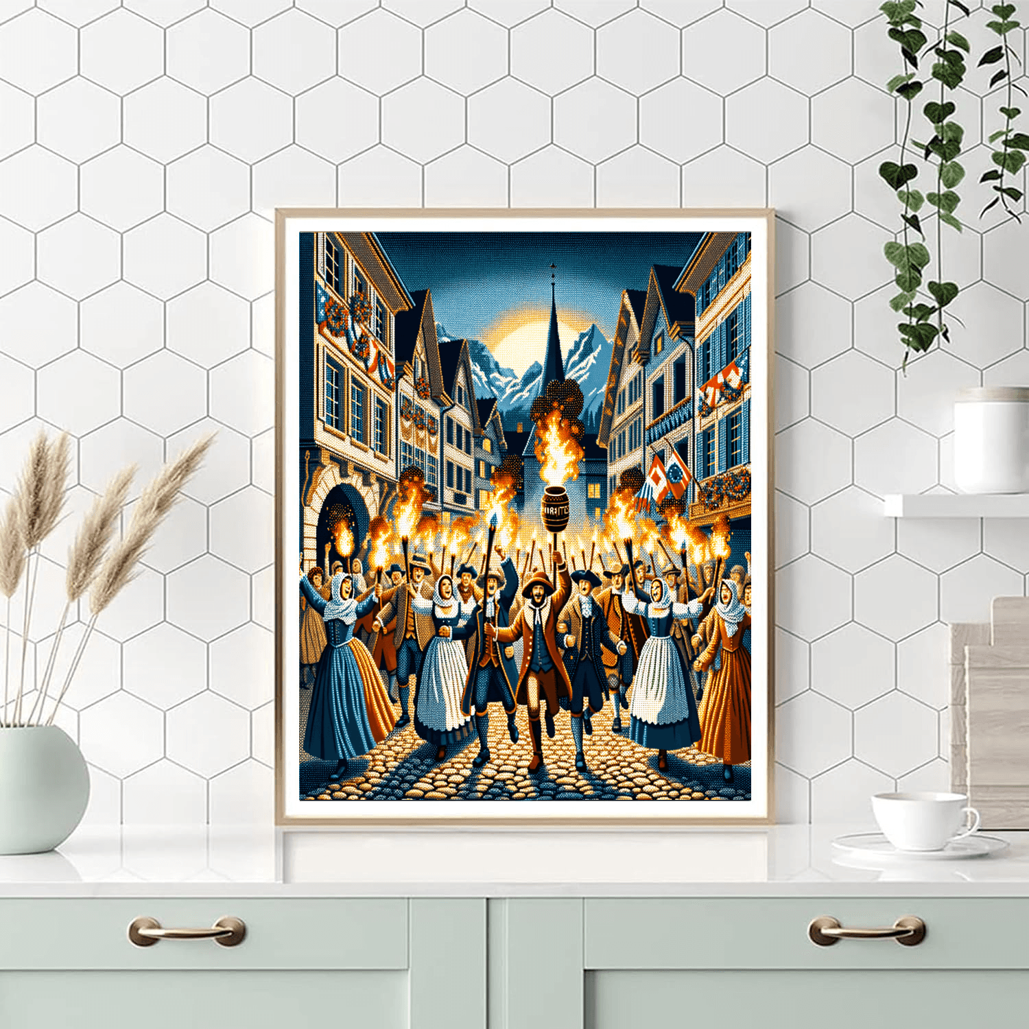 L'escalade - Switzerland DIY Paint By Numbers