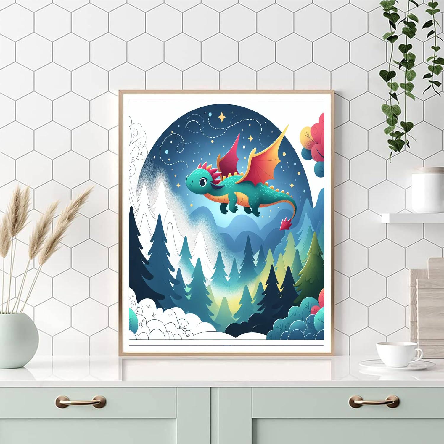 Mythical Creature Journey Paint By Numbers Kits