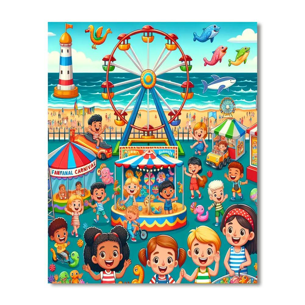 Ocean Wonder Carnival Paint By Numbers Kits
