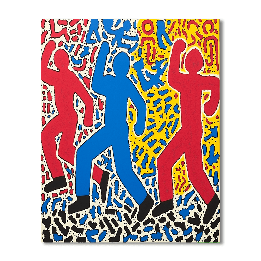 Keith Haring Inspired Urban Jungle Adventure  Painting By Numbers Kit