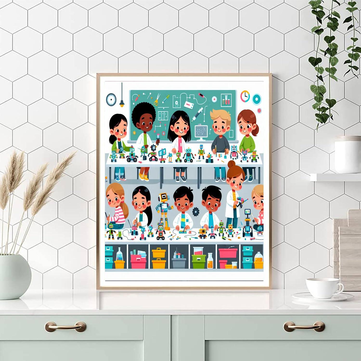 Robot Innovation Lab Numbered Painting Kits