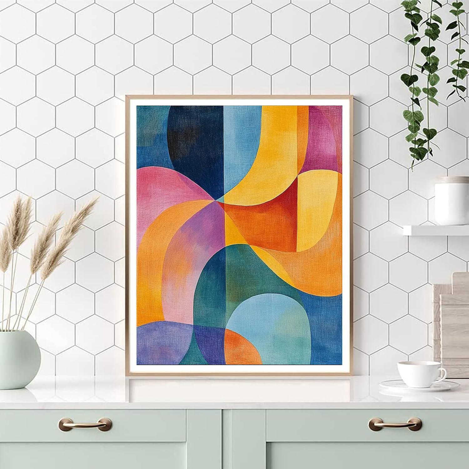 Paul Klee Inspired Melodies In Abstract  Paint By Numbers Art