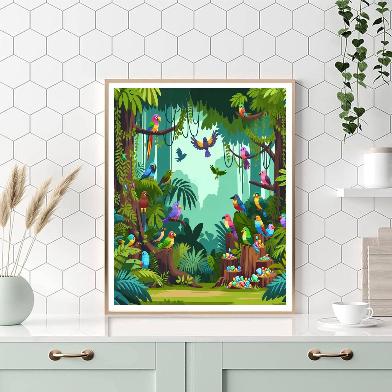 Rainforest Canopy Climb Paint By Number