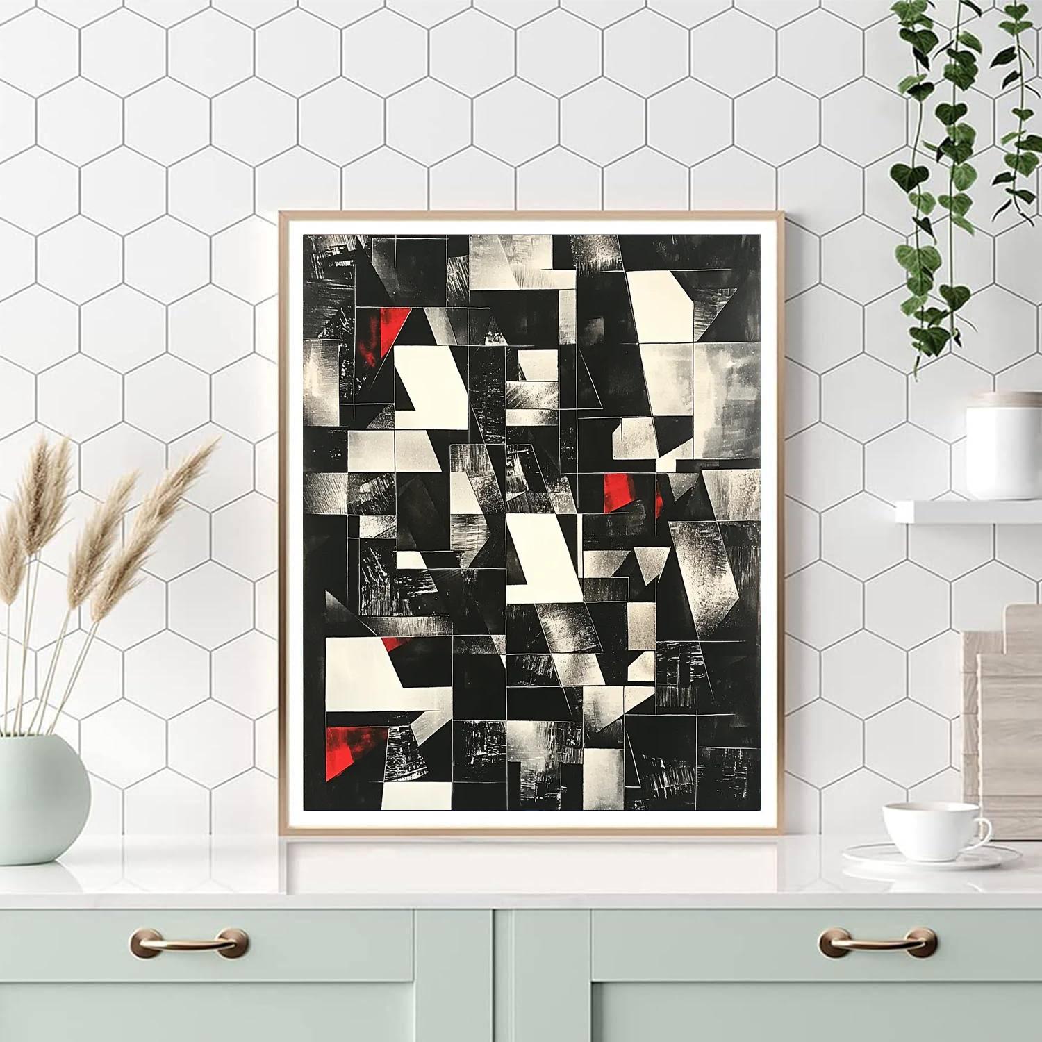 Kazimir Malevich Inspired Spatial Reflections  Paint By Color